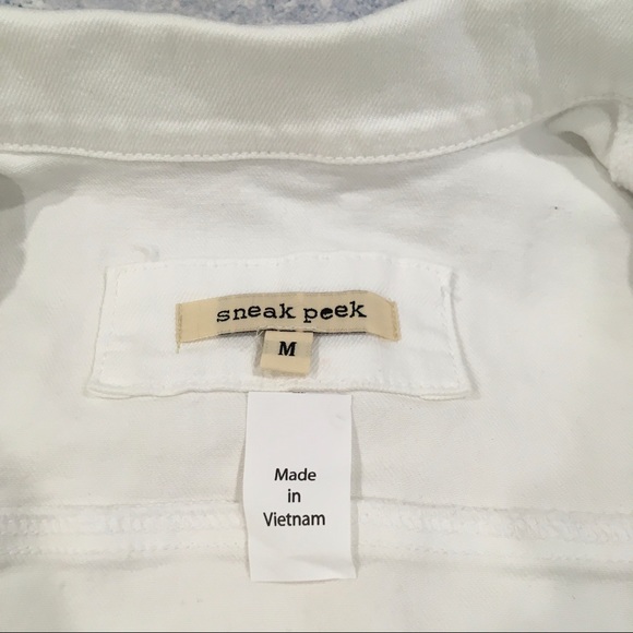 New SNEAK PEEK  jeans jacket - Picture 5 of 7